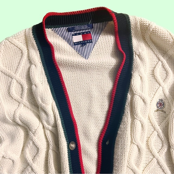 Vintage Rare Tommy Hilfiger Cardigan - Picture 2 of 3